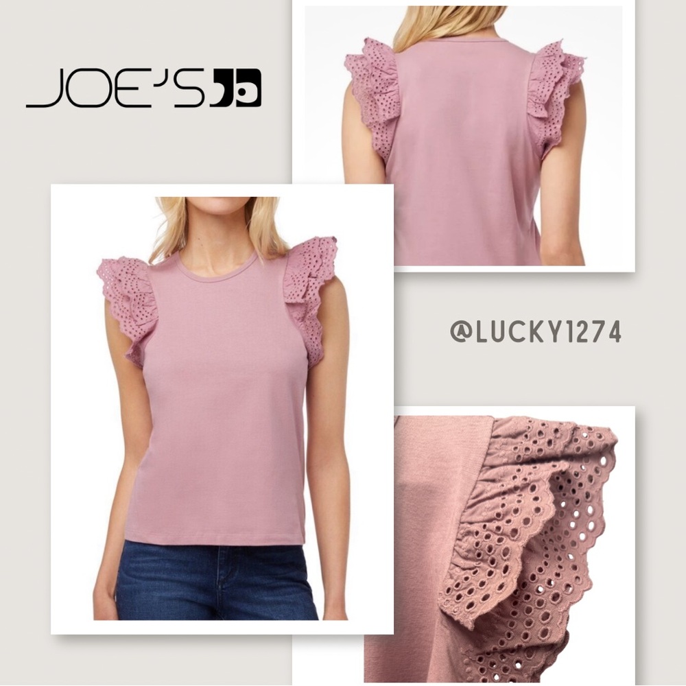 New JOE’S JEANS The Alexis Broderie Top
